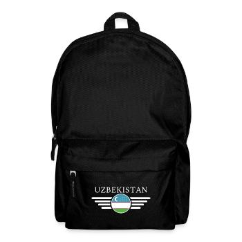 ich liebe Usbekistan, Eleganz Stil Design T-Shirt - Rucksack - Schwarz - Vorne