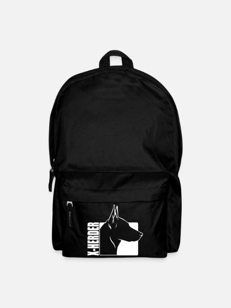X Herder Profil Hunde Hund Hundesport Wilsigns - Rucksack - Schwarz