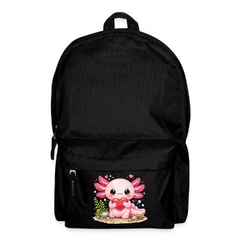 Axolotl - Rucksack - Schwarz - Vorne
