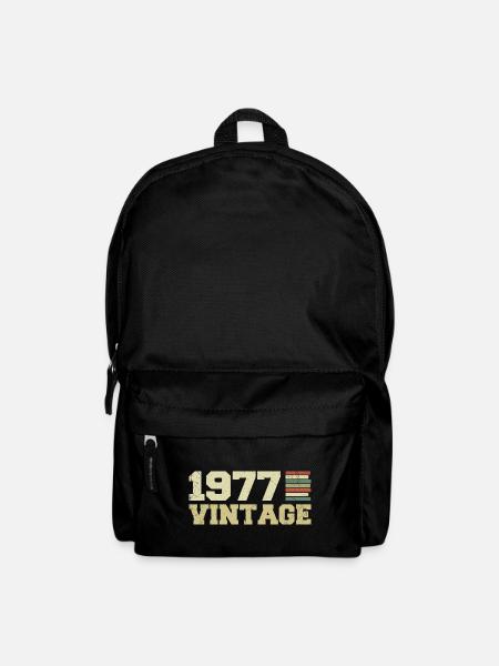 Cadeau 1977 Cadeau Anniversaire 1977 Vintage 1977 - Sac à dos - noir