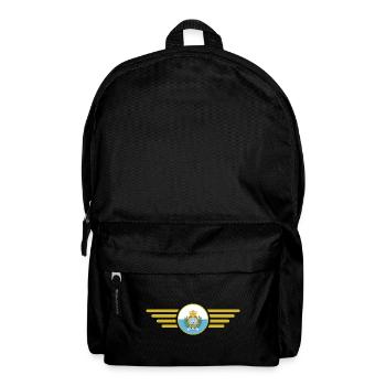 J'aime Saint-Marin, t-shirt design de style élégance - Sac à dos - noir - Devant