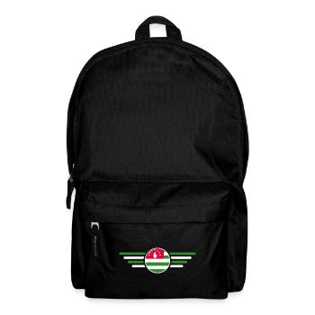 J’aime l’Abkhazie, T-shirt design de style élégance - Sac à dos - noir - Devant