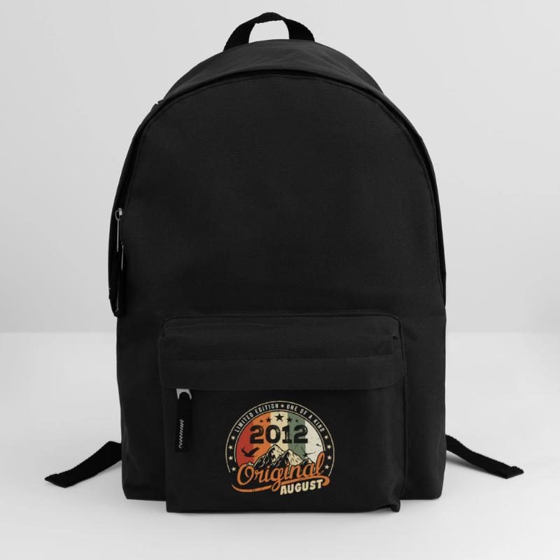 August 2012 Geburtstagsgeschenk August 2012 Retro 2012 Rucksack