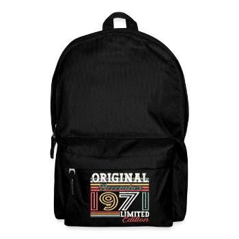 Original December 1971 51st Birthday Gift - Backpack - black - Front