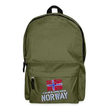 Norwegen Norge Norway - Backpack - olive green - Front