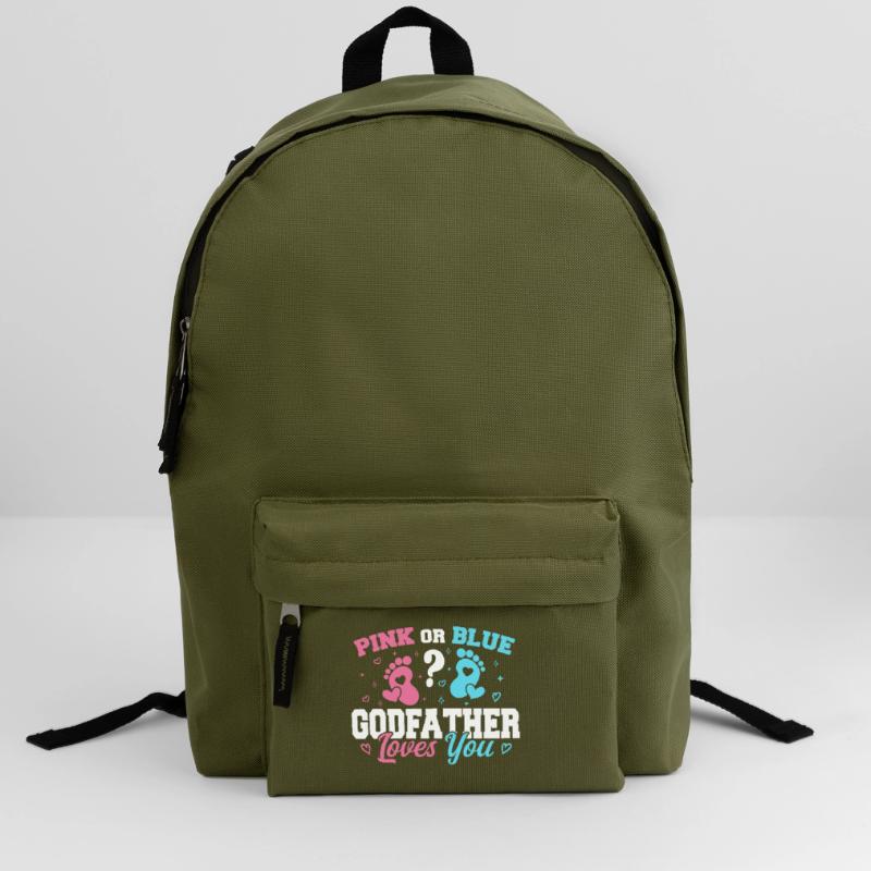 Pink oder Blau Pate liebt dich - Pate Rucksack