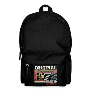 Décembre Né en 1972 Cadeau du 50e anniversaire - Sac à dos - noir - Devant