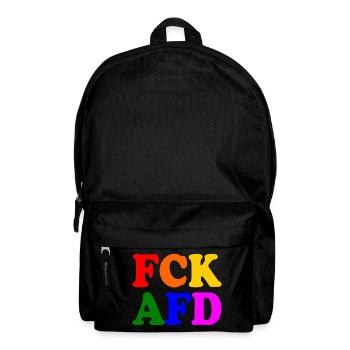 Fck afd - Rucksack - Schwarz - Vorne