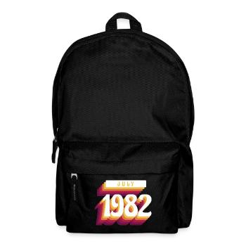 Juli 1982 - 40. Geburtstag Geschenk. Awesome. - Rucksack - Schwarz - Vorne