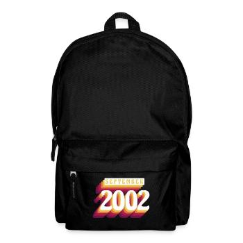 Septembre 2002 - Cadeau du 20e anniversaire. Génial. - Sac à dos - noir - Devant