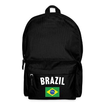 Brasilien Flagge - Rucksack - Schwarz - Vorne