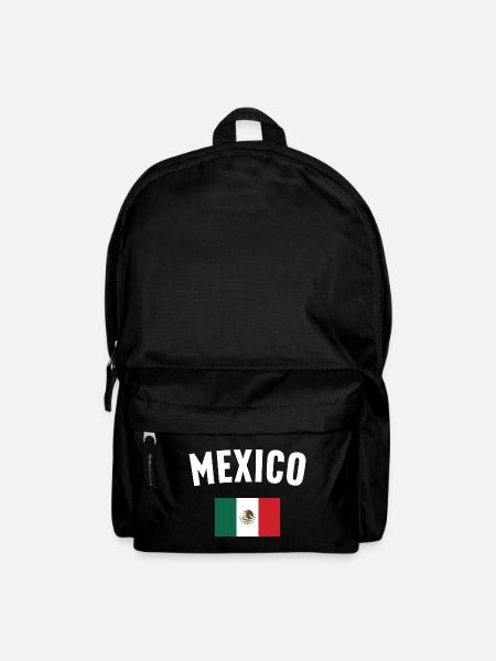 Drapeau du Mexique - Sac à dos - noir