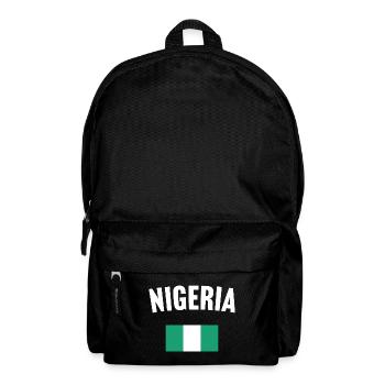 Drapeau du Nigeria - Sac à dos - noir - Devant