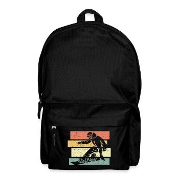 Snowboard rétro légende du snowboard vintage - Sac à dos - noir - Devant