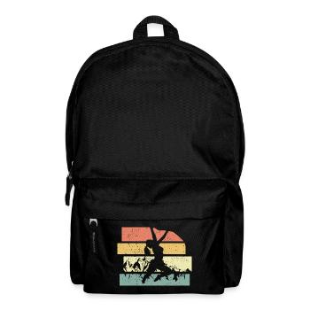 Escalade femmes rétro vintage - Sac à dos - noir - Devant