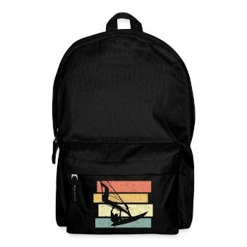 Windsurfing vintage retro windsurfing legend - Backpack - black - Front