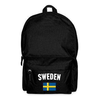 Schweden Flagge - Rucksack - Schwarz - Vorne