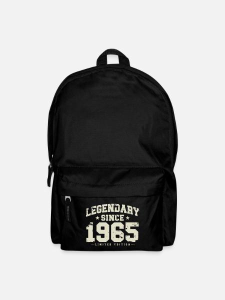 Legendär seit 1965 Jahrgang Geburtstag Geschenk - Rucksack - Schwarz