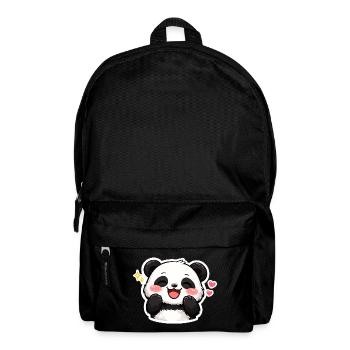 Happy Panda – Mode Amour ACTIVÉ 🐼💖 - Sac à dos - noir - Devant