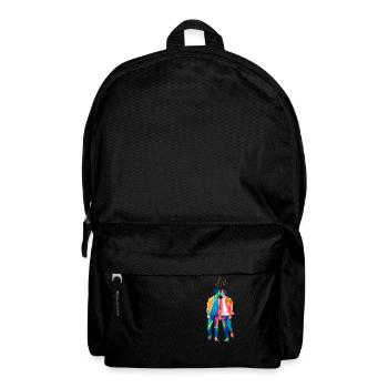 Couple of multicolored man - Sac à dos - noir - Devant