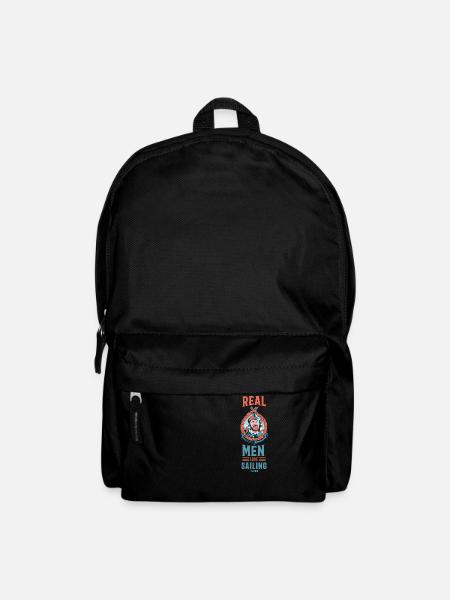 Real Men Love Sailing - Rucksack - Schwarz
