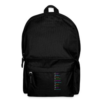 CAPRICORNE Créatif Ambitieux Prudent Responsable - Sac à dos - noir - Devant