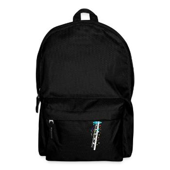 Grimpons là où vivent les couleurs - Sac à dos - noir - Devant