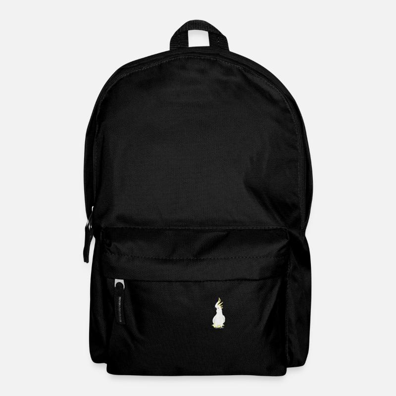 Cockatoo, birdwatcher, biologist, ornithologist - Backpack - black