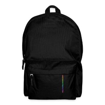 Primes from 1 to 100 for dark background - Backpack - black - Front