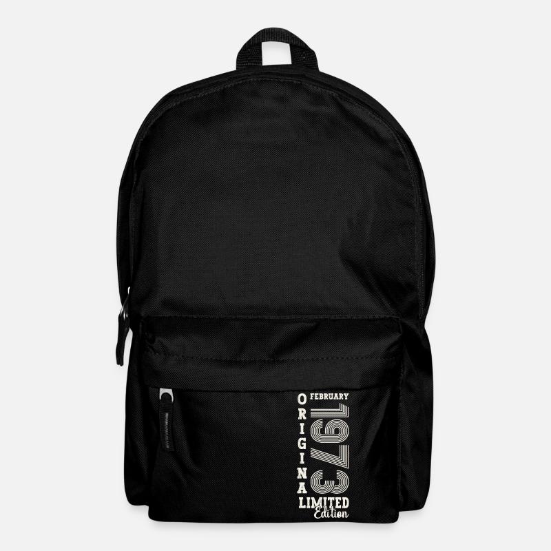 Februar Jahrgang 1973 50. Geburtstag Geschenk Mann - Rucksack - Schwarz