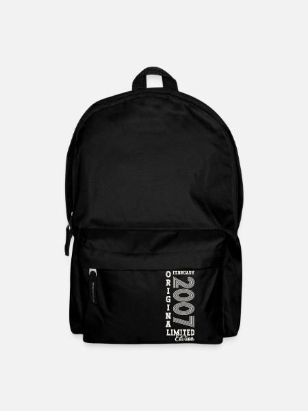 Februar Jahrgang 2007 16. Geburtstag Geschenk Mann - Rucksack - Schwarz