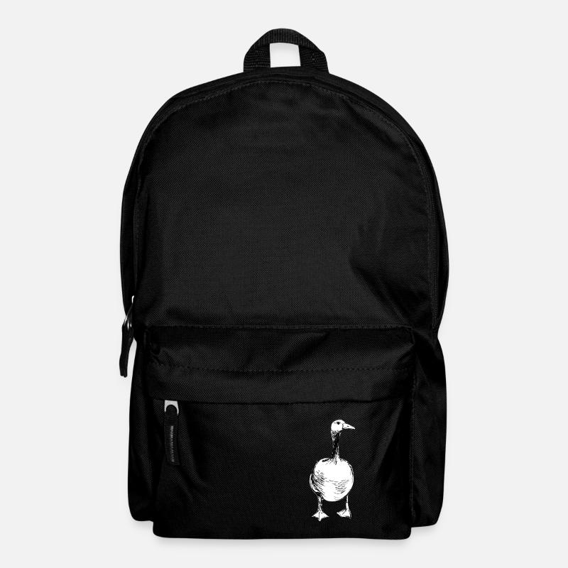 Schöne Ente - Rucksack - Schwarz