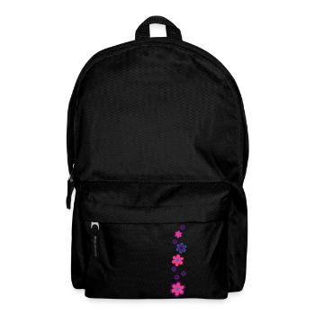 Floral Design - Backpack - black - Front