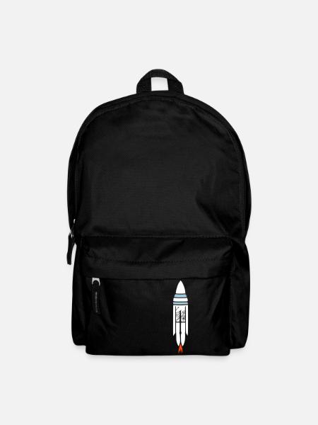 Raumfahrzeug Rakete Weltraum Weltraumflug Vektor - Rucksack - Schwarz