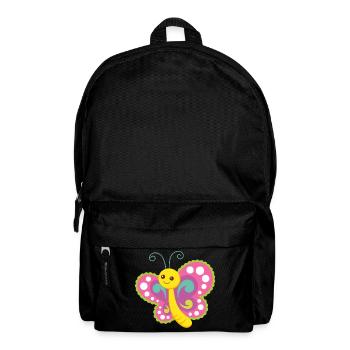 Schmetterling - Rucksack - Schwarz - Vorne