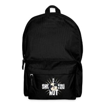 dog poodle animal pet terrier chihuahua paw - Backpack - black - Front