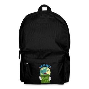 Gehen Planet es ist Ihr Tag der Erde 2018 Shirt - Geschenk - Rucksack - Schwarz - Vorne