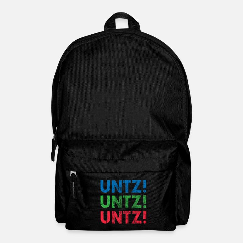 EDM Electronic Dance Music Techno Rave - Backpack - black
