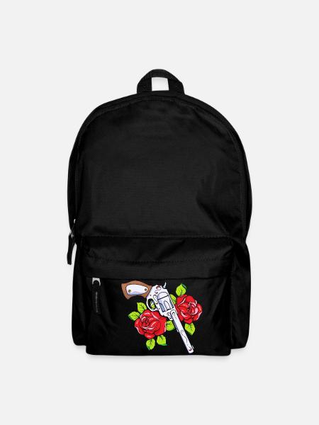 Gun and rose - Backpack - black