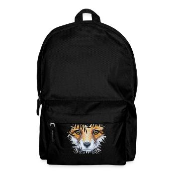 Kleiner Fuchs im Busch | Yolo-Artwork - Rucksack - Schwarz - Vorne