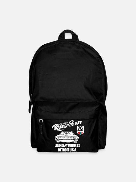 Patch Muscle Car - Backpack - black