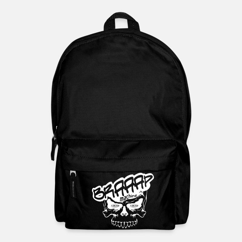 Braap weiß - Rucksack - Schwarz
