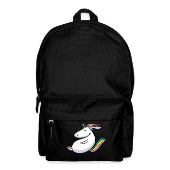 Hufen hochlegen - Rucksack - Schwarz - Vorne