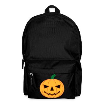 Citrouille pour la fête d’Halloween - Sac à dos - noir - Devant