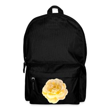 Rose Blume - Rucksack - Schwarz - Vorne