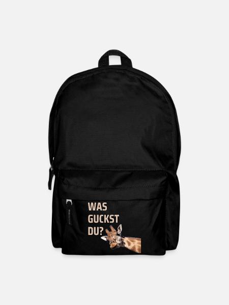 WAS GUCKST DU? - Rucksack - Schwarz