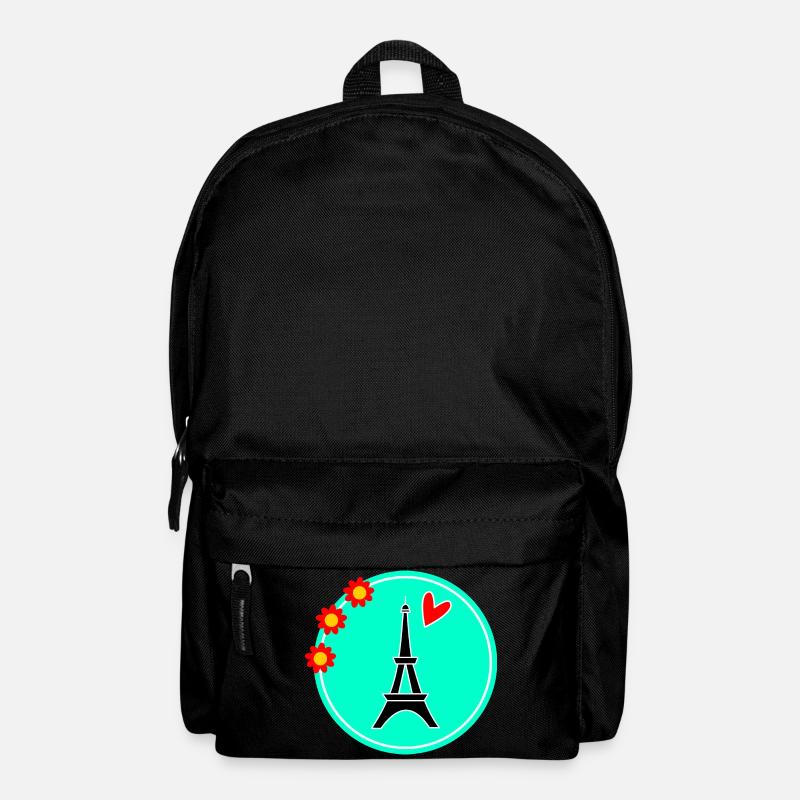 PARIS. HAUPTSTADT. STADT. FRANKREICH. PARISER. PARISER - Rucksack - Schwarz