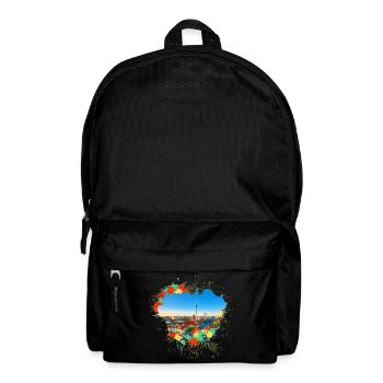 Berlin Germany City Skyline Home Splash - Backpack - black - Front