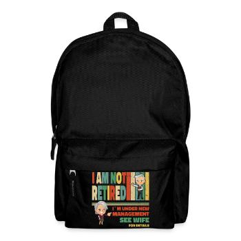 Funny saying for brisk pensioners Pension men - Backpack - black - Front