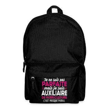 Auxiliaire de puériculture Puéricultrice Métier - Sac à dos - noir - Devant